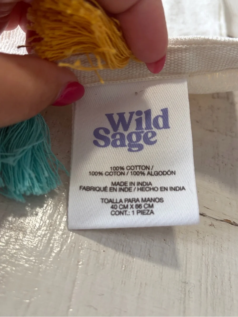 Wild Sage towels are